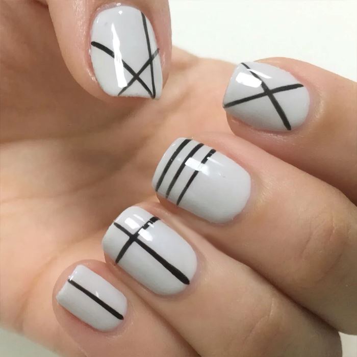 Ultra Thin Curve Manicure Felt Pen Nail Every Day And Night 