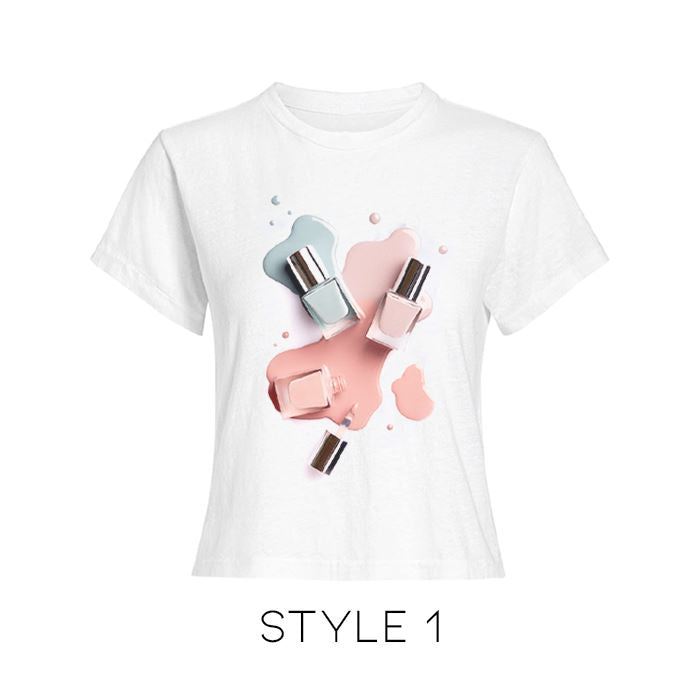 Oh My Nail Polish Tee Shirts & Tops Every Day And Night Style 1 M 