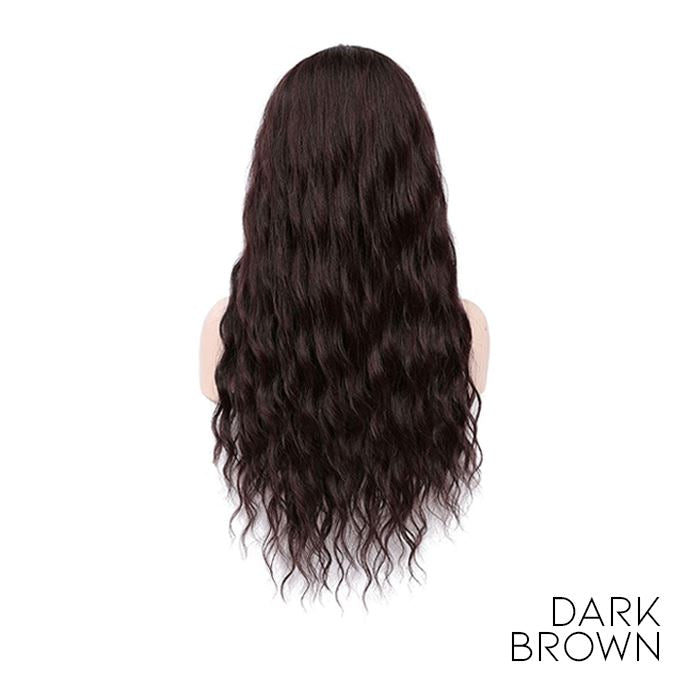 Long Wavy Hairstyle Wig Morning Shades Dark Brown 