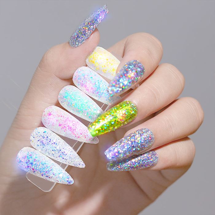 SuperSpark Nail Glitter Set Nail Every Day And Night 