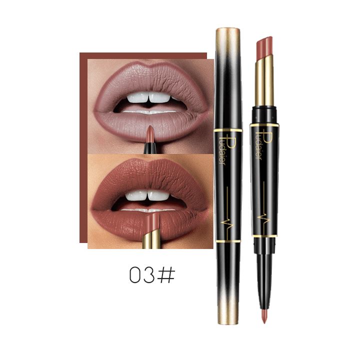 2-in-1 Kissproof Matte Lipstick & Lipliner Morning Shades 