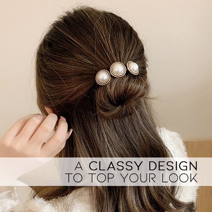 Elegant Easy Pearl Hairbun Maker Hair Styling Tools Every Day And Night 
