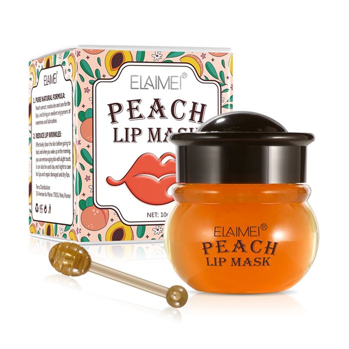 Honey Deep Moisturizing Lip Mask Personal Care Every Day And Night Peach 1 pc 