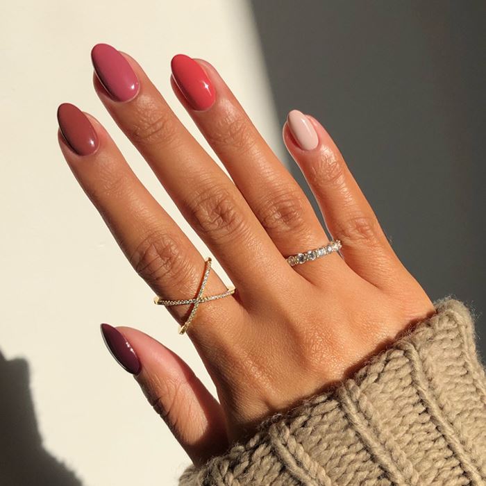 Cream-like Nail Gel (Fall & Winter) Nail Every Day And Night 