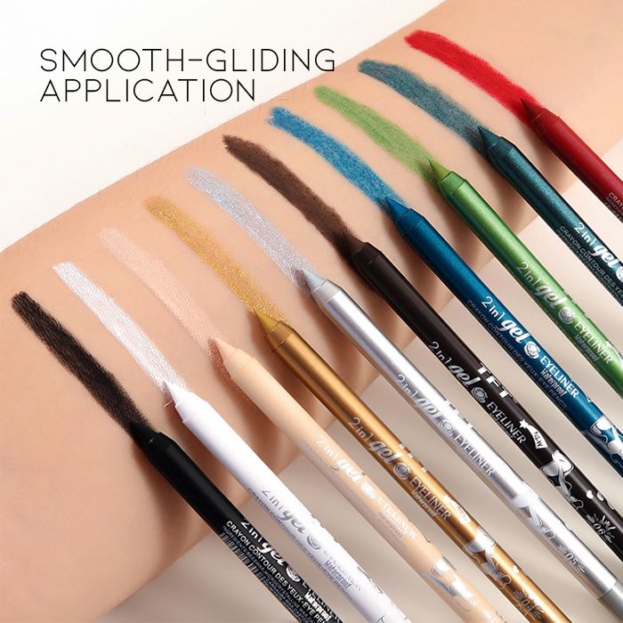 24HRS Waterproof Color Eyeliner Pencil Make-up Every Day And Night 