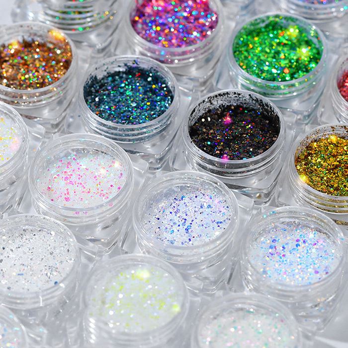 SuperSpark Nail Glitter Set Nail Every Day And Night 