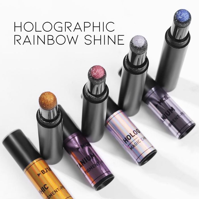 Mirror Chrome Powder Cushion Nail Every Day And Night 