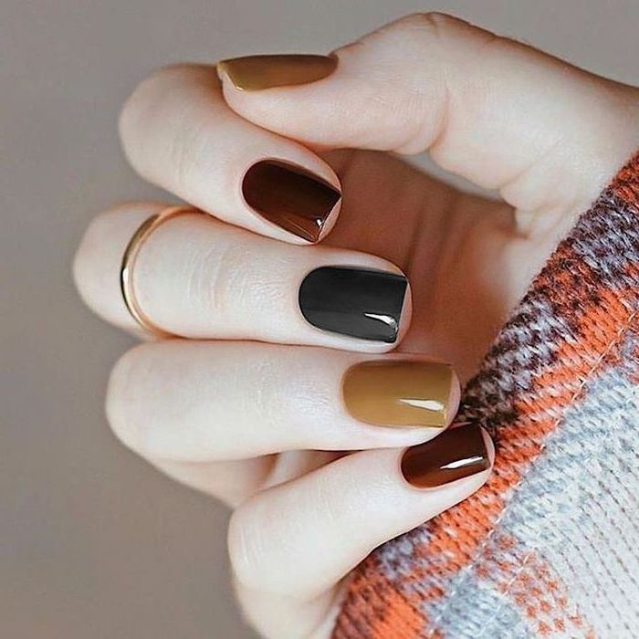 Color Gel Nail Polish (Fall Color Collection) Every Day And Night 