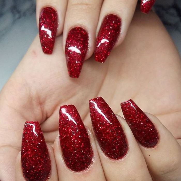 Color Gel Nail Polish (Fine Glitter Collection) Every Day And Night 