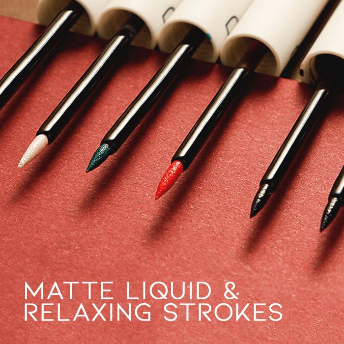 12HRS Waterproof Colored Liquid Eyeliner Morning Shades 