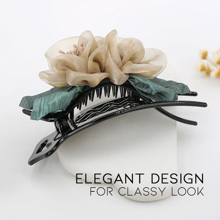 Elegant Floral Hair Clip Hair Styling Tools Every Day And Night 