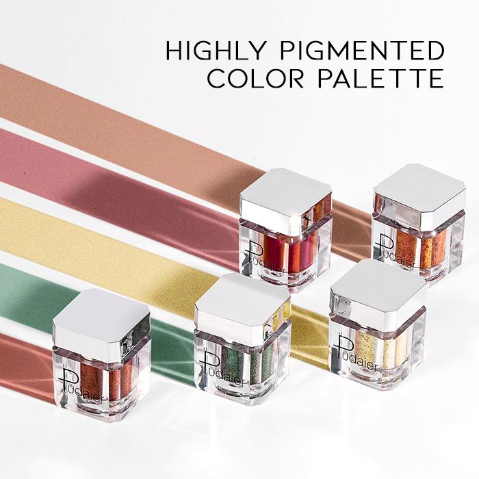SuperSpark Iridescent Holographic Eyeshadow Make-up Every Day And Night 