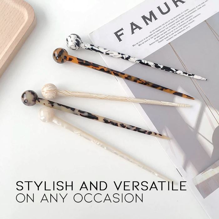 Simple & Elegant Daily Hair Stick Hair Styling Tools Every Day And Night 