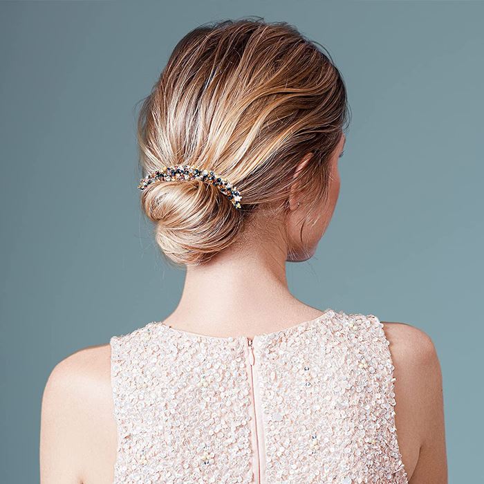 Elegant Easy Crystal Hairbun Maker Hair Styling Tools Every Day And Night 