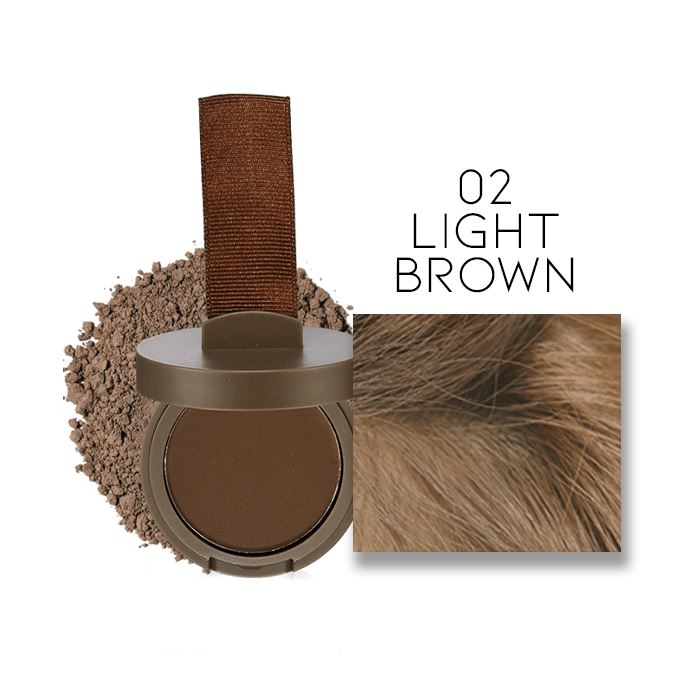 Hairline Shading Powder Cusion Morning Shades 02 Light Brown 