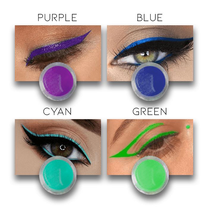 Neon Color Eyeliner Gel Morning Shades Purple 