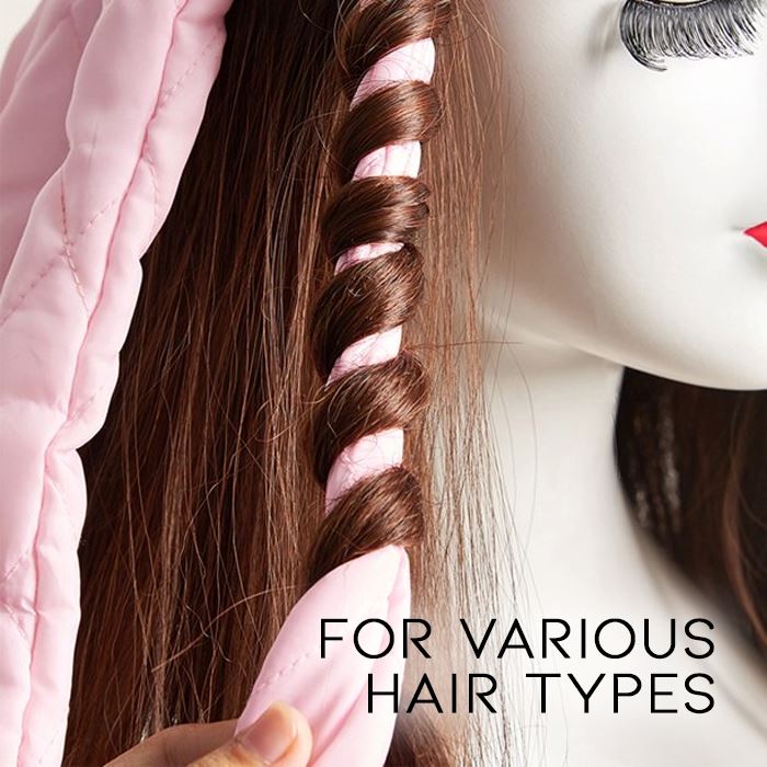 Non-Heat Octopus Hair Curler Hair Styling Tools Every Day And Night 