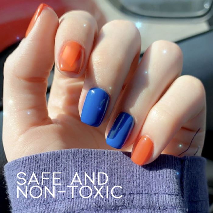 Time Saving Semi-Cured Gel Nail Sticker Nail Every Day And Night 