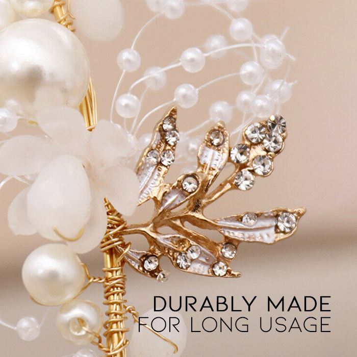 Simple & Elegant Handmade Bridal Headband Hair Styling Tools Every Day And Night 