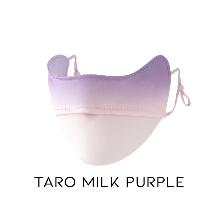 SPF50+ Cool Feeling Breathable Face Mask Personal Care Every Day And Night Taro Milk Purple 1pc 