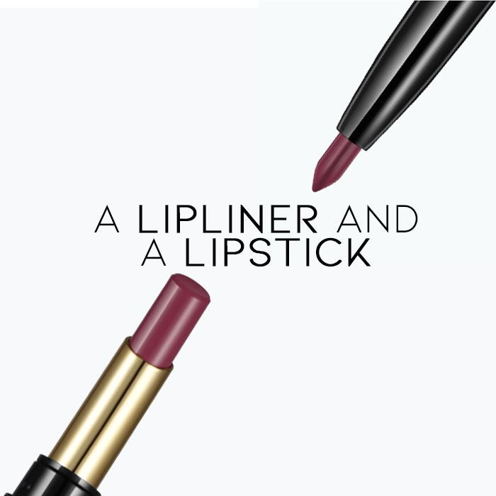 2-in-1 Kissproof Matte Lipstick & Lipliner Morning Shades 