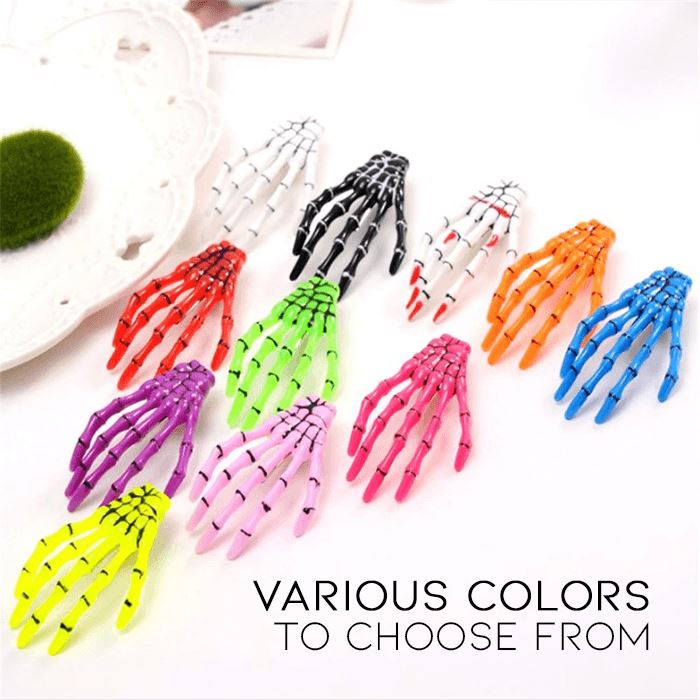 Skeleton Hand Hair Clips Hair Accessories Every Day And Night 