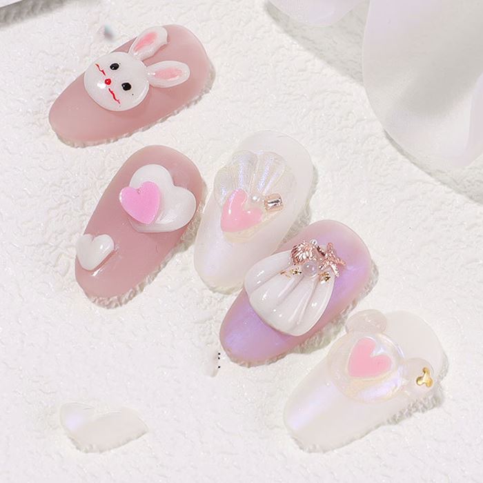 Japanese Style 3D Solid Nail Gel Nail Every Day And Night 