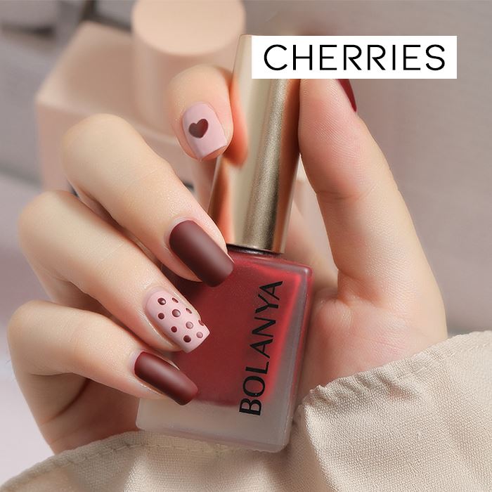 Matte Nail Polish Nail Polishes Every Day And Night Cherries 