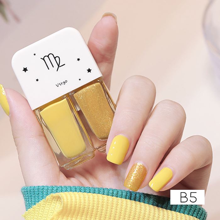 Zodiac Signs Nail Polish spring-hill-lane33 Yellow Virgo 