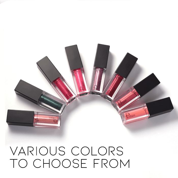24HRS Waterproof Metallic Lip Gloss Morning Shades 