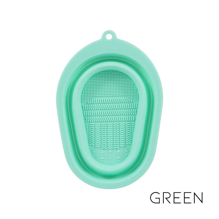 Silicone Makeup Sponge Cleanser Make-up Every Day And Night Green 