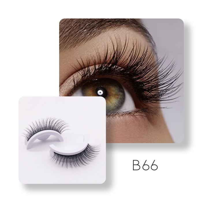 Glue-free Reusable False Lashes Make-up Every Day And Night B66 