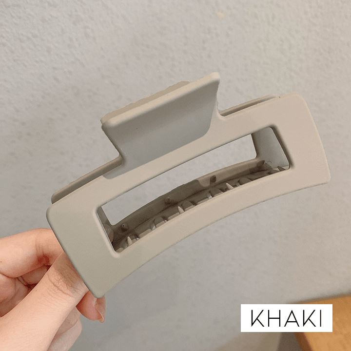 Elegant Hair Claw Clips Apparel & Accessories Every Day And Night Khaki 