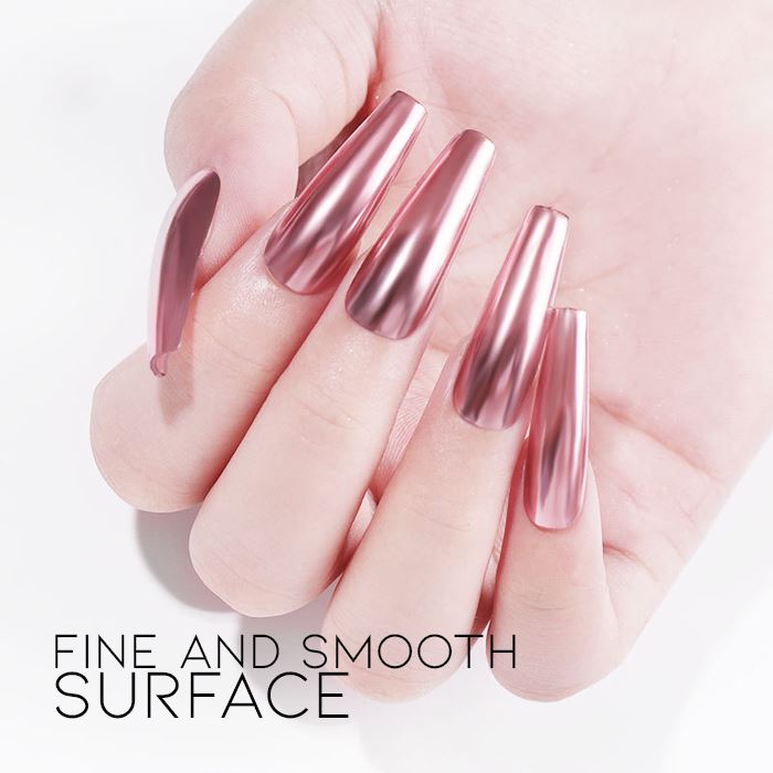 Mirror Chrome Powder Cushion Nail Every Day And Night 