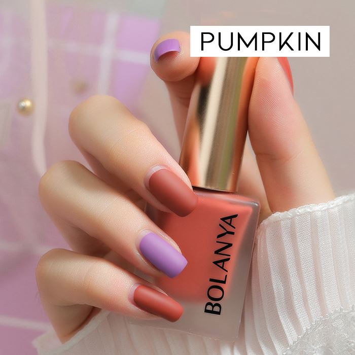 Matte Nail Polish Nail Polishes Every Day And Night Pumpkin 