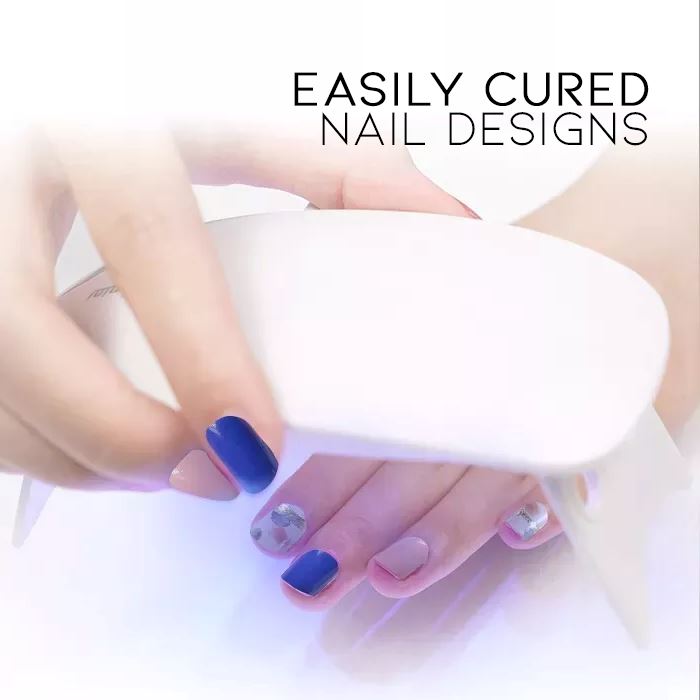 Time Saving Semi-Cured Gel Nail Sticker Nail Every Day And Night 