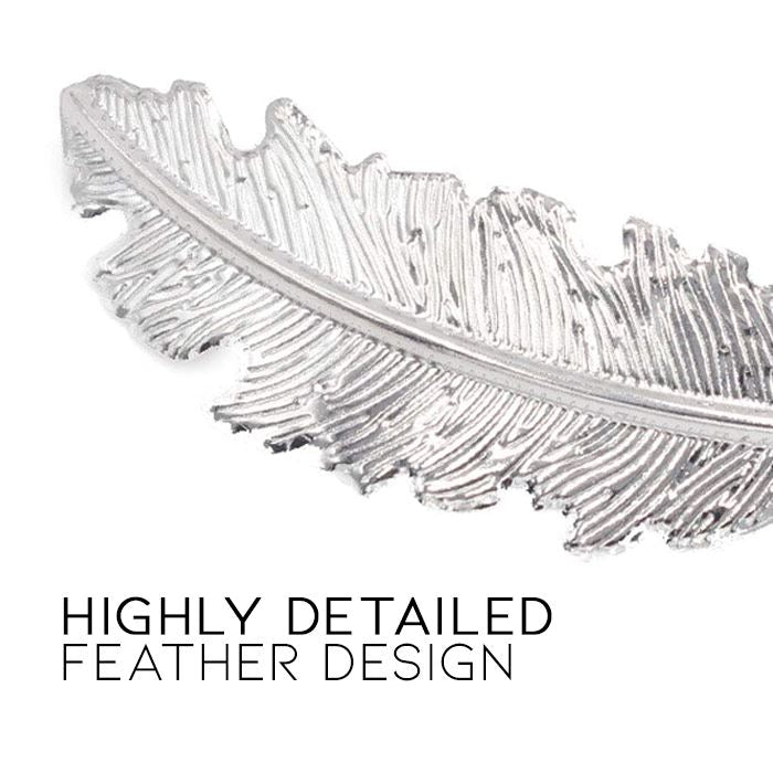 Metal Feather Hair Clip Hair Styling Tools Every Day And Night 