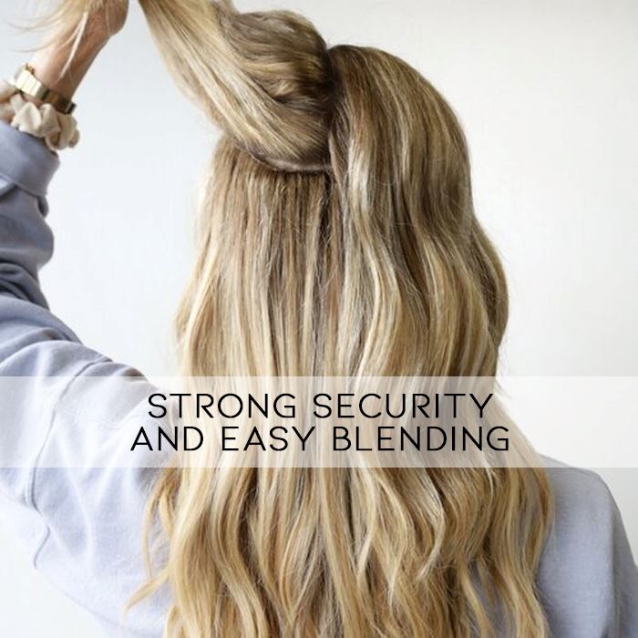 Seamless Clip-in 55cm Wavy Hair Extension Hair Styling Tools Every Day And Night 