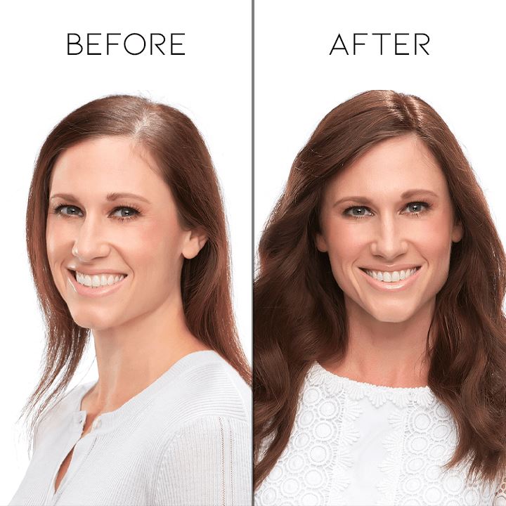 Straight Long Clip-in Hair Topper Morning Shades 