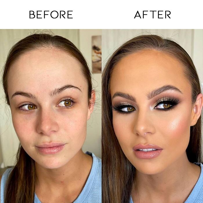 4 Shades Mini Eyeshadow Palette Make-up Every Day And Night 
