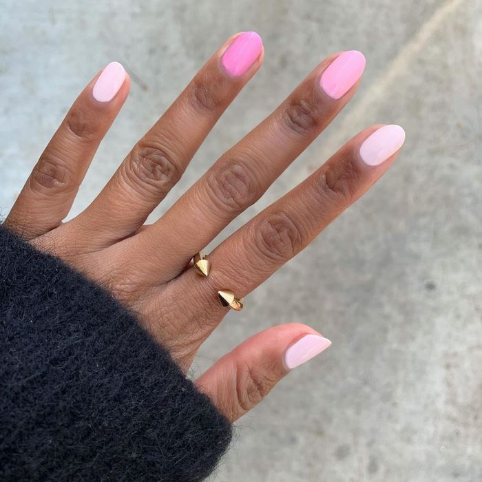 Color Gel Nail Polish (Pink Color Collection) Every Day And Night 