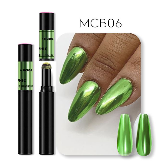 Mirror Chrome Powder Cushion Nail Every Day And Night MCB06 