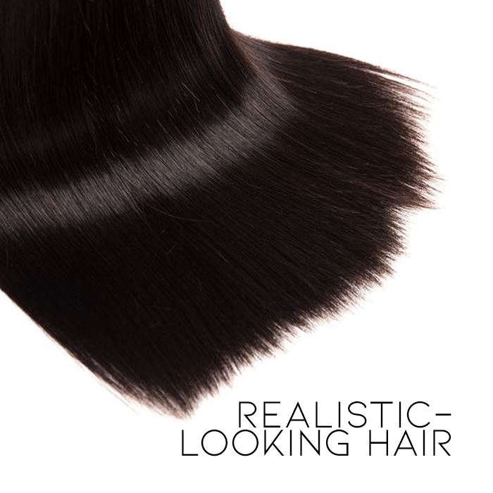 Straight Long Clip-in Hair Topper with bangs Morning Shades 