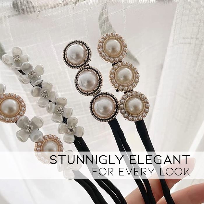 Elegant Easy Pearl Hairbun Maker Hair Styling Tools Every Day And Night 