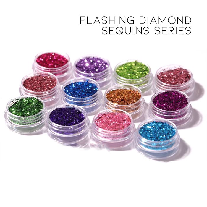 SuperSpark Nail Glitter Set Nail Every Day And Night 