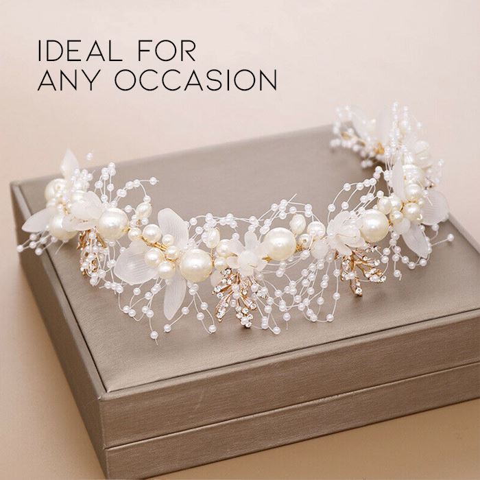 Simple & Elegant Handmade Bridal Headband Hair Styling Tools Every Day And Night 