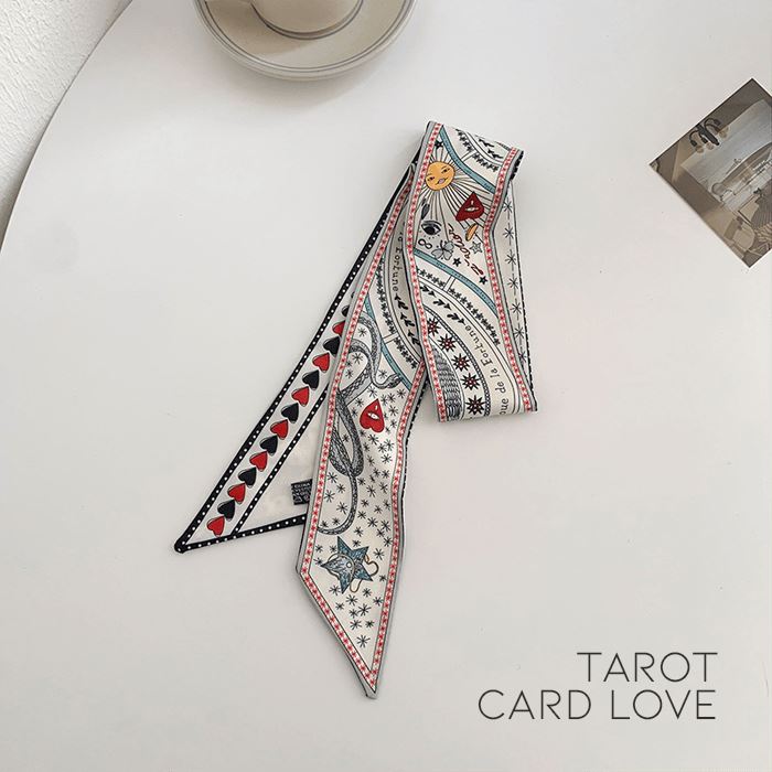 Head Silk Scarfs Scarves & Shawls Every Day And Night Tarot Card Love 