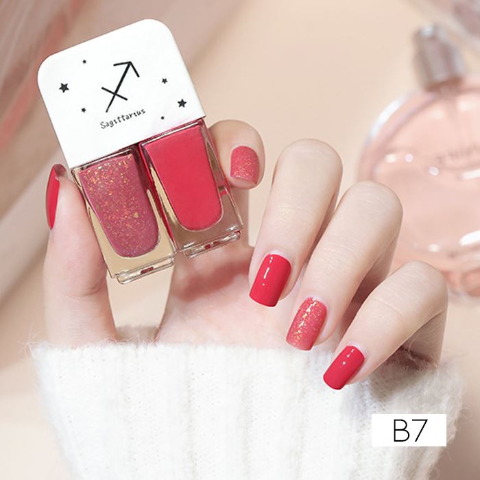 Zodiac Signs Nail Polish spring-hill-lane33 Red Sagittarius 