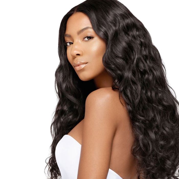 Seamless Clip-in 55cm Wavy Hair Extension Hair Styling Tools Every Day And Night 