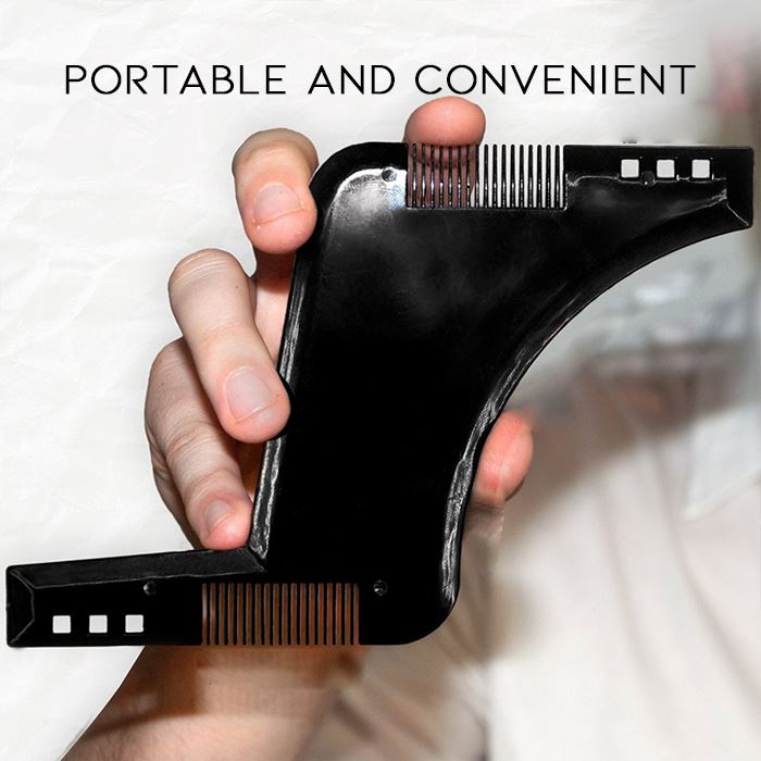 Men Beard Easy Shaving Template Guide Hair Styling Tools Every Day And Night 